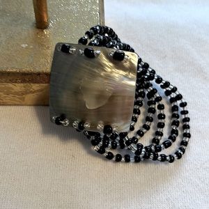 Mother of Pearl & Beaded Bracelet